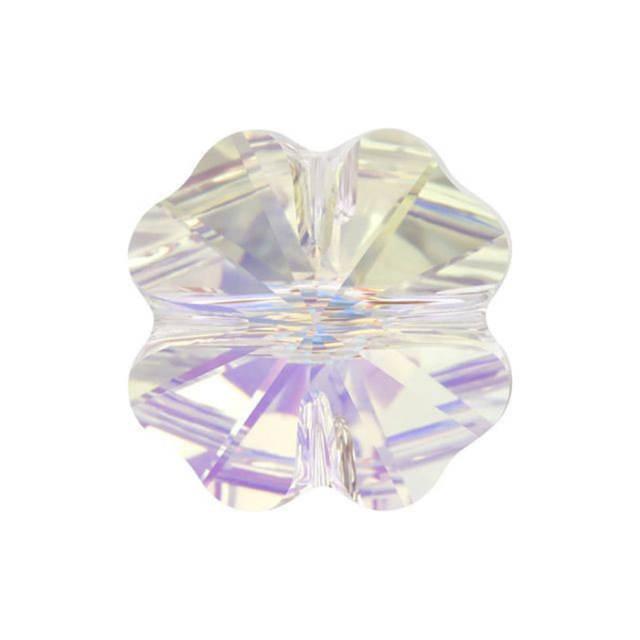 PRESTIGE Crystal, #5752 Clover Bead 12mm, Crystal AB (1 Piece)