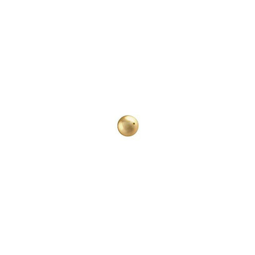 PRESTIGE Crystal, #5810 Round Pearl Bead 2mm, Bright Gold (1 Piece)