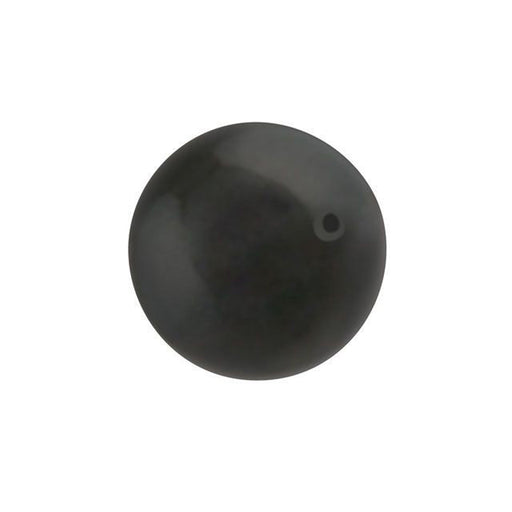 PRESTIGE Crystal, #5810 Round Pearl Bead 12mm, Black (1 Piece)