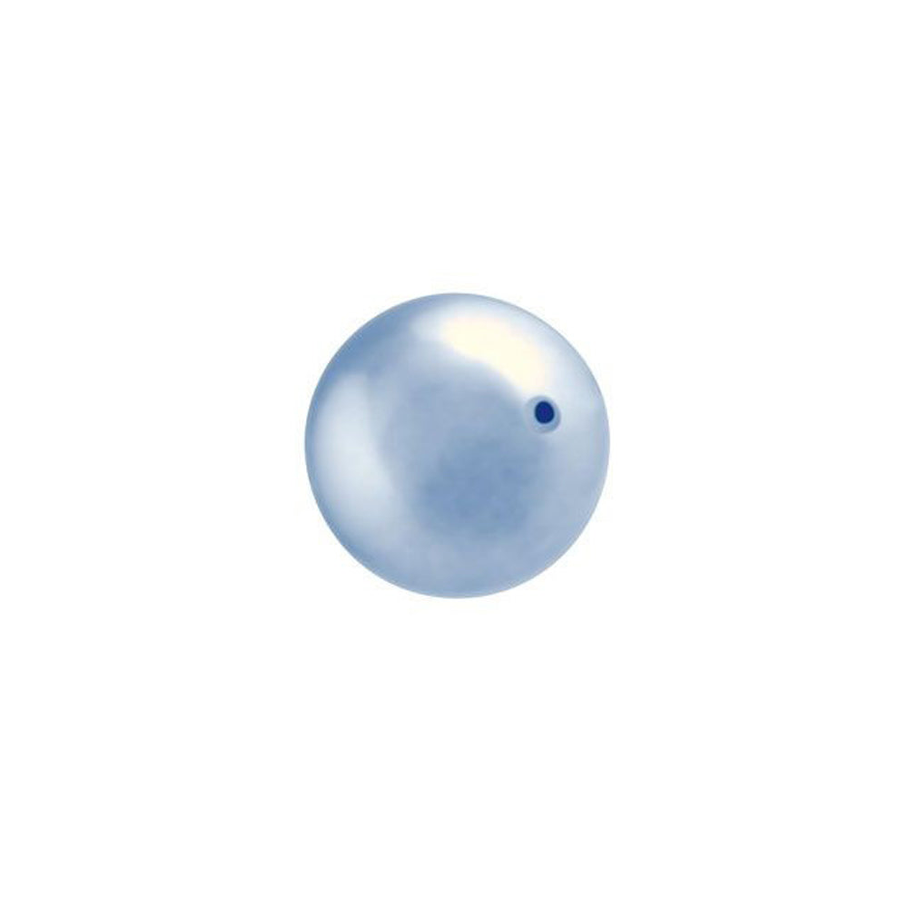 PRESTIGE Crystal, #5810 Round Pearl Bead 8mm, Light Blue (1 Piece)
