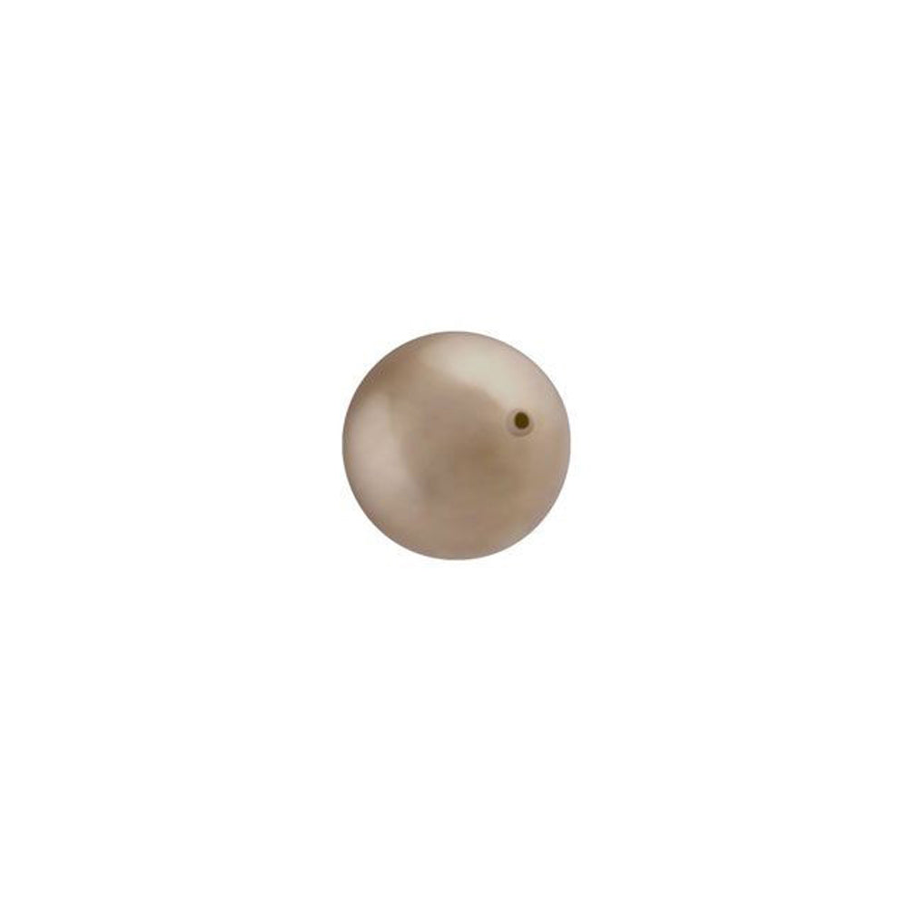 PRESTIGE Crystal, #5810 Round Pearl Bead 6mm, Bronze (1 Piece)