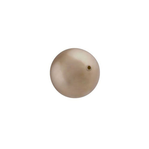 PRESTIGE Crystal, #5810 Round Pearl Bead 8mm, Bronze (1 Piece)