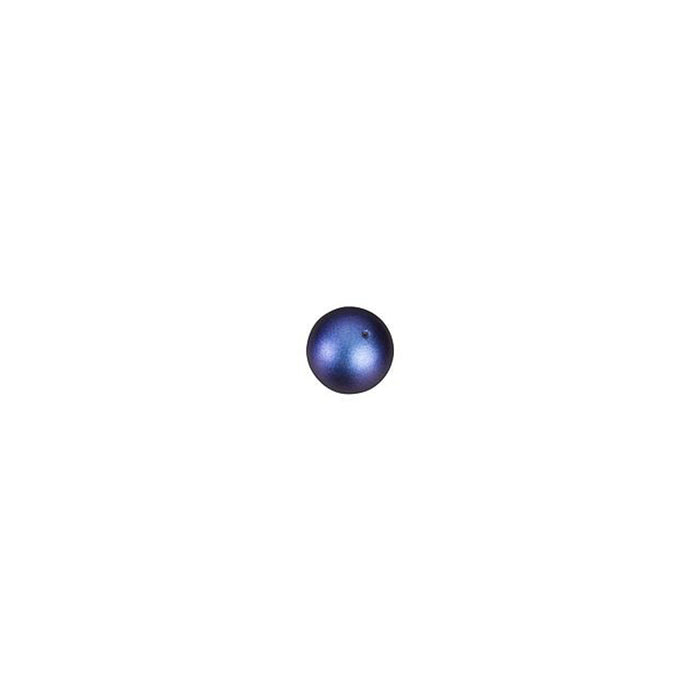 PRESTIGE Crystal, #5810 Round Pearl Bead 3mm, Iridescent Dark Blue (1 Piece)
