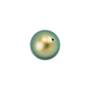 PRESTIGE Crystal, #5810 Round Pearl Bead 8mm, Iridescent Green (1 Piece)