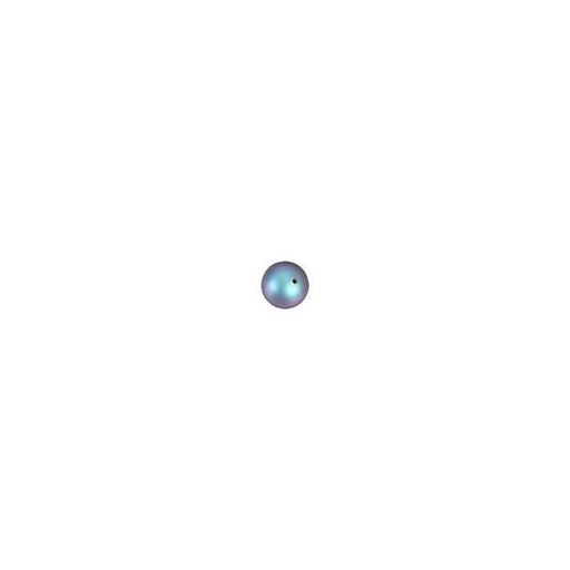 PRESTIGE Crystal, #5810 Round Pearl Bead 2mm, Iridescent Light Blue (1 Piece)