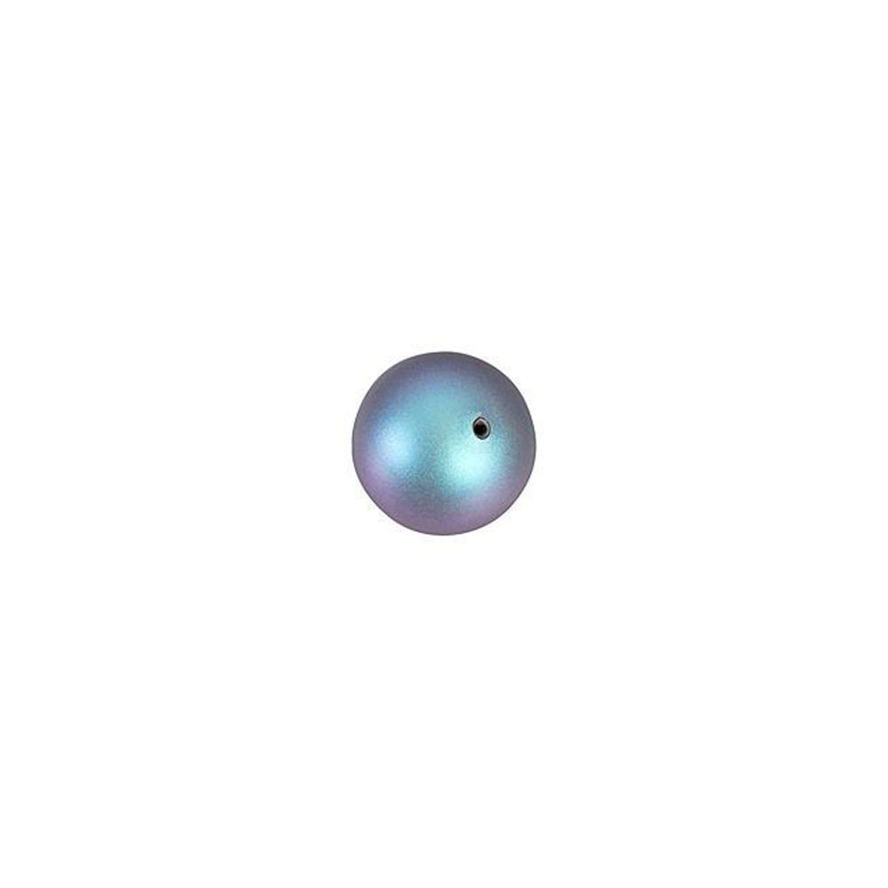 PRESTIGE Crystal, #5810 Round Pearl Bead 5mm, Iridescent Light Blue (1 Piece)