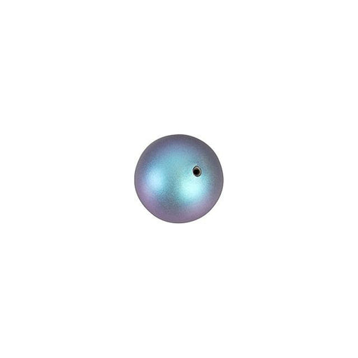 PRESTIGE Crystal, #5810 Round Pearl Bead 6mm, Iridescent Light Blue (1 Piece)