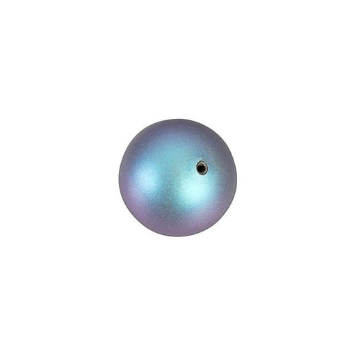 PRESTIGE Crystal, #5810 Round Pearl Bead 8mm, Iridescent Light Blue (1 Piece)
