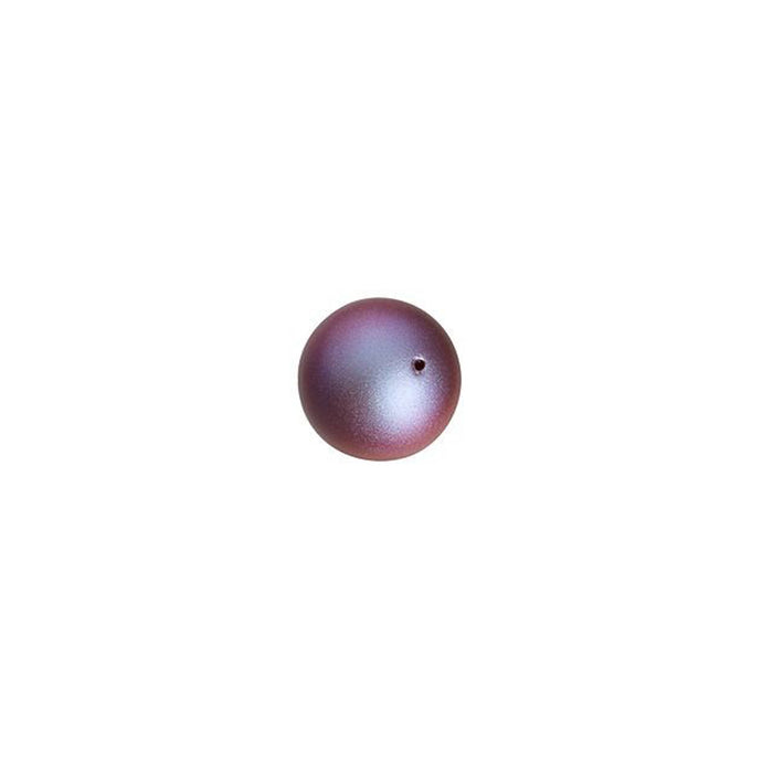 PRESTIGE Crystal, #5810 Round Pearl Bead 5mm, Iridescent Red (1 Piece)