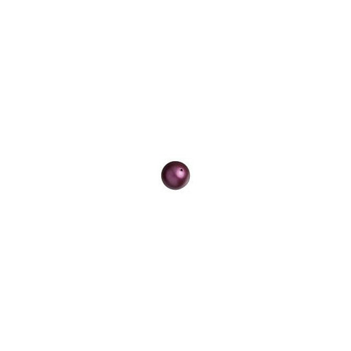 PRESTIGE Crystal, #5810 Round Pearl Bead 2mm, Elderberry (1 Piece)