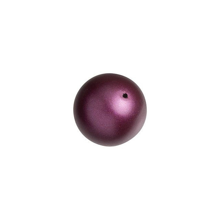 PRESTIGE Crystal, #5810 Round Pearl Bead 8mm, Elderberry (1 Piece)