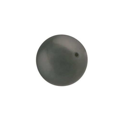 PRESTIGE Crystal, #5810 Round Pearl Bead 10mm, Dark Grey (1 Piece)