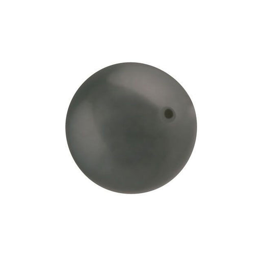 PRESTIGE Crystal, #5810 Round Pearl Bead 12mm, Dark Grey (1 Piece)