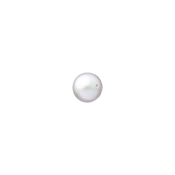 PRESTIGE Crystal, #5810 Round Pearl Bead 4mm, Iridescent Dove Grey (1 Piece)