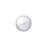 PRESTIGE Crystal, #5810 Round Pearl Bead 8mm, Iridescent Dove Grey (1 Piece)