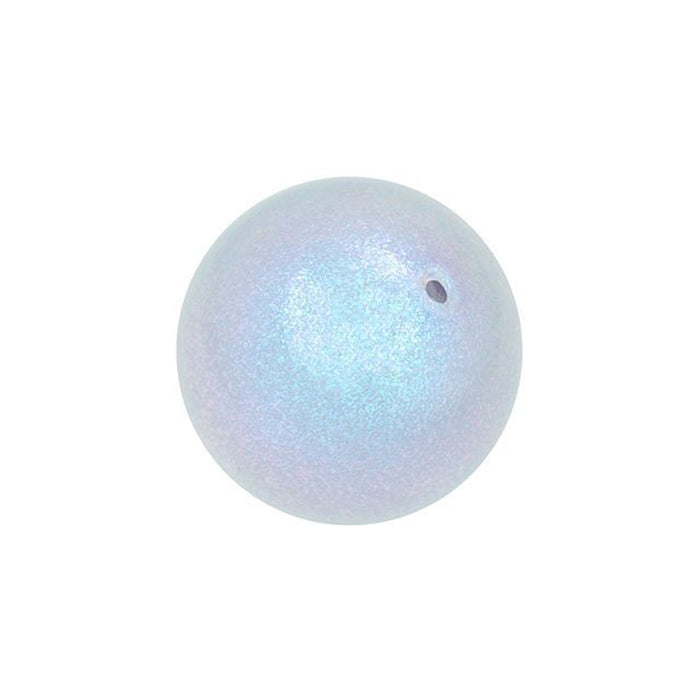 PRESTIGE Crystal, #5810 Round Pearl Bead 12mm, Iridescent Dreamy Blue (1 Piece)