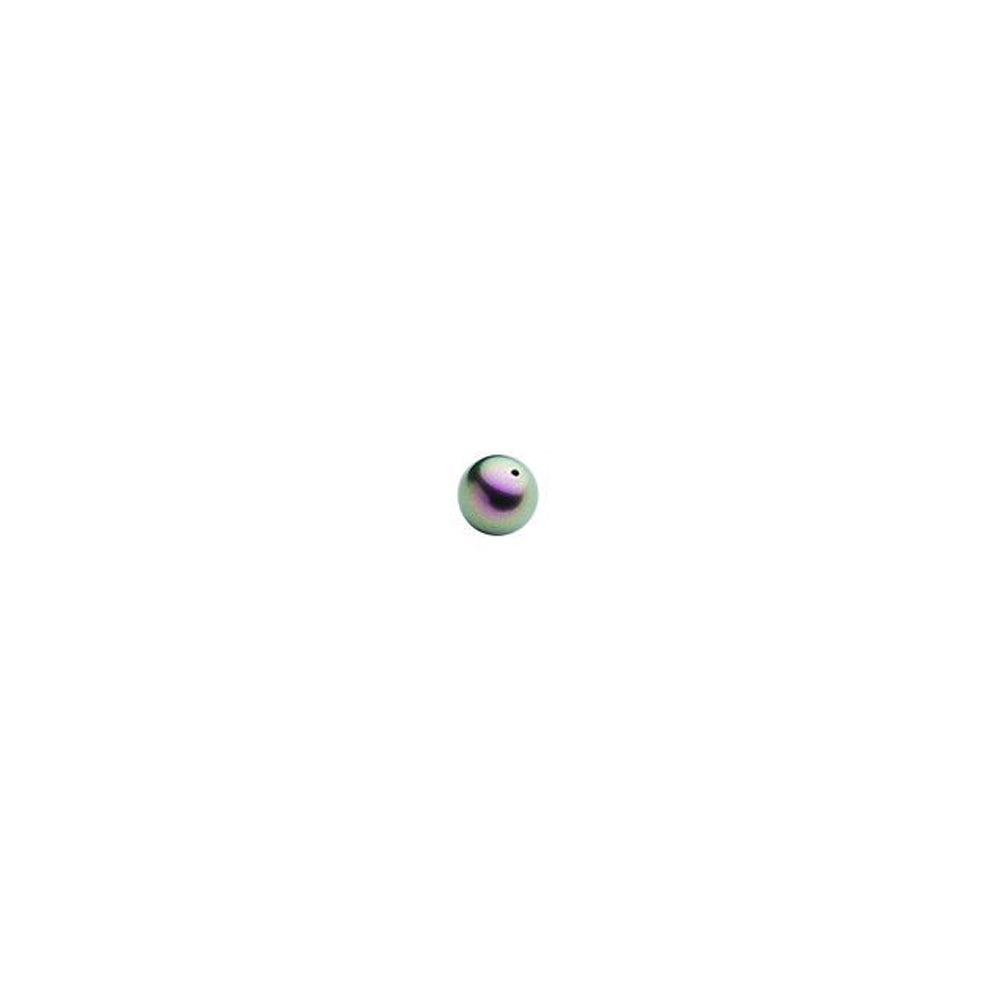 PRESTIGE Crystal, #5810 Round Pearl Bead 2mm, Iridescent Purple (1 Piece)