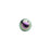 PRESTIGE Crystal, #5810 Round Pearl Bead 6mm, Iridescent Purple (1 Piece)