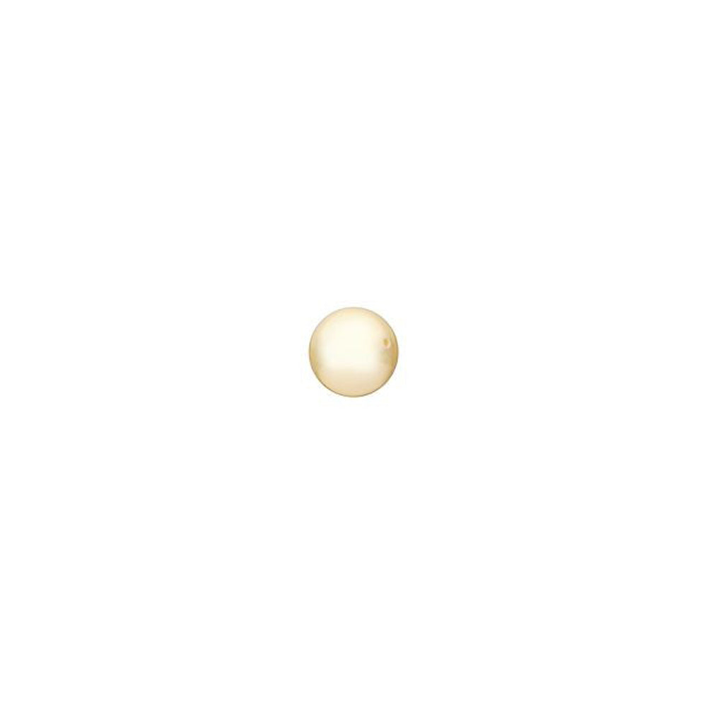 PRESTIGE Crystal, #5810 Round Pearl Bead 3mm, Light Gold (1 Piece)