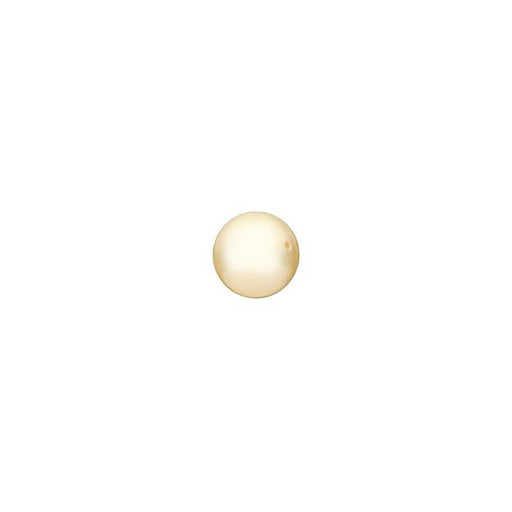 PRESTIGE Crystal, #5810 Round Pearl Bead 4mm, Light Gold (1 Piece)
