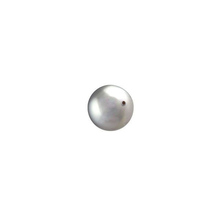 PRESTIGE Crystal, #5810 Round Pearl Bead 5mm, Light Grey (1 Piece)