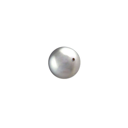 PRESTIGE Crystal, #5810 Round Pearl Bead 6mm, Light Grey (1 Piece)