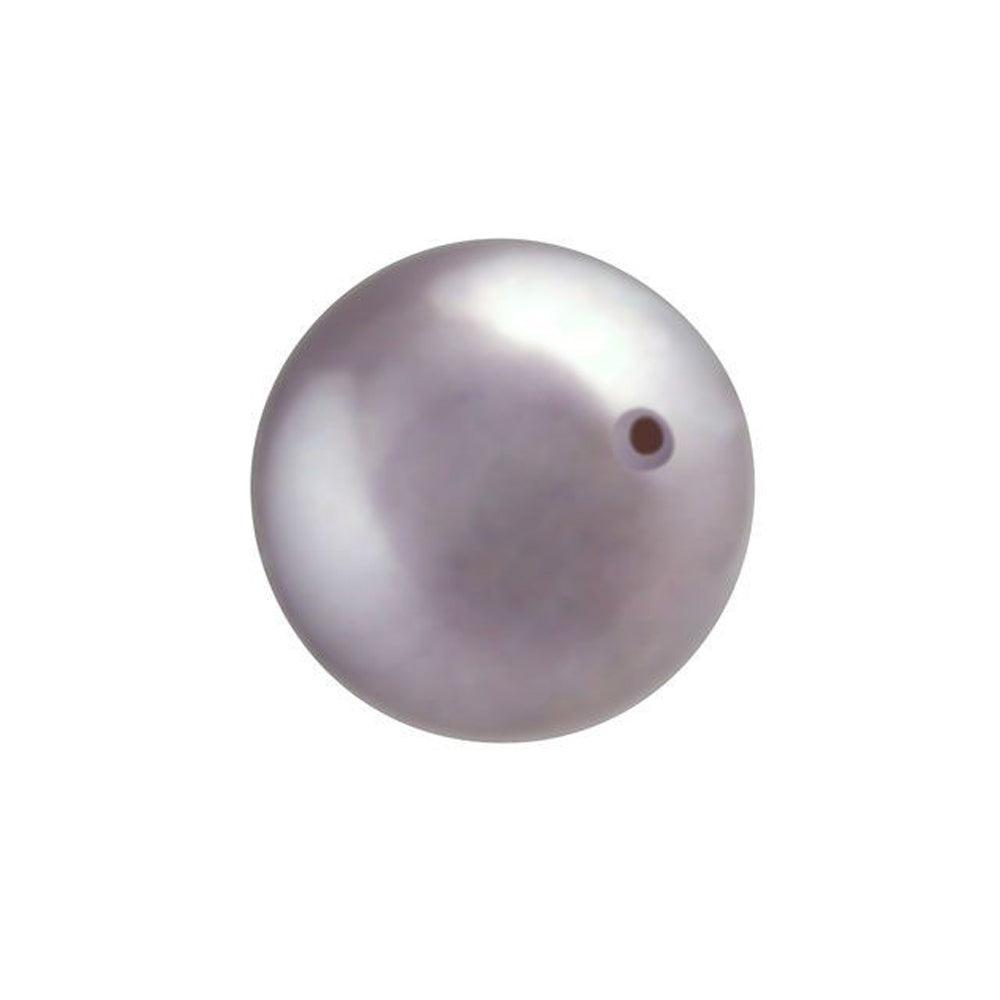 PRESTIGE Crystal, #5810 Round Pearl Bead 12mm, Mauve (1 Piece)