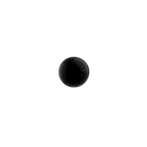 PRESTIGE Crystal, #5810 Round Pearl Bead 5mm, Mystic Black (1 Piece)