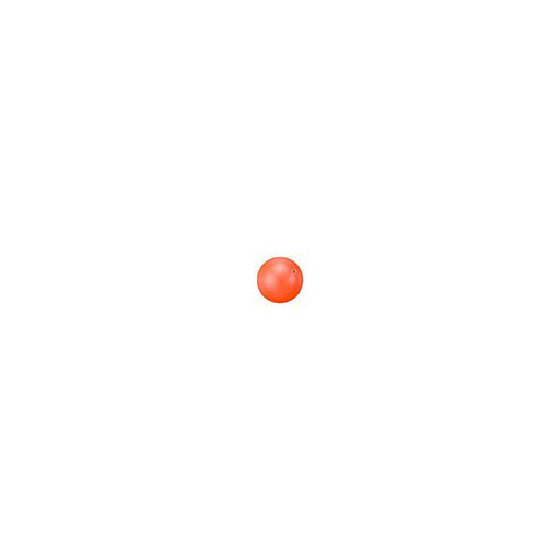 PRESTIGE Crystal, #5810 Round Pearl Bead 2mm, Neon Orange (1 Piece)