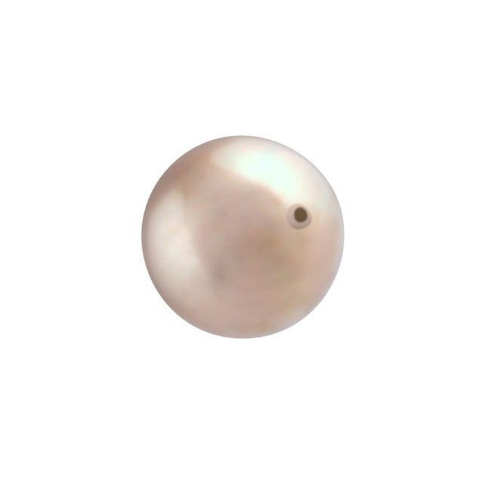 PRESTIGE Crystal, #5810 Round Pearl Bead 10mm, Powder Almond (1 Piece)