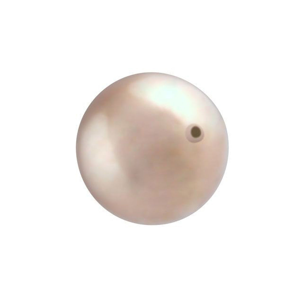 PRESTIGE Crystal, #5810 Round Pearl Bead 12mm, Powder Almond (1 Piece)
