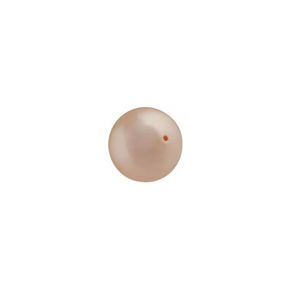 PRESTIGE Crystal, #5810 Round Pearl Bead 6mm, Peach (1 Piece)
