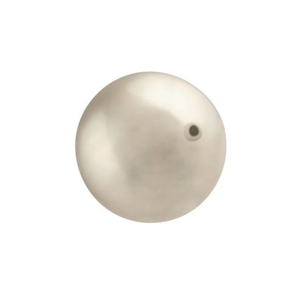 PRESTIGE Crystal, #5810 Round Pearl Bead 12mm, Platinum (1 Piece)
