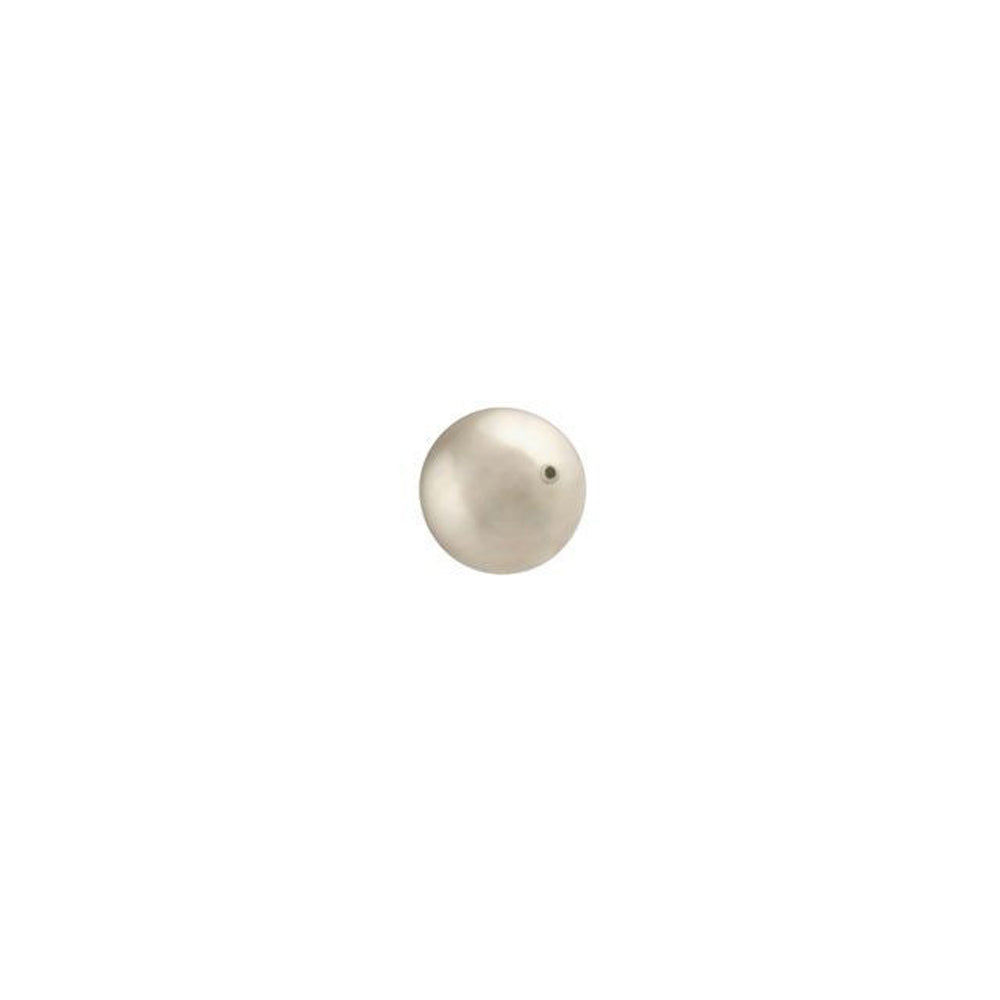 PRESTIGE Crystal, #5810 Round Pearl Bead 4mm, Platinum (1 Piece)