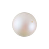 PRESTIGE Crystal, #5810 Round Pearl Bead 12mm, Pearlescent White (1 Piece)