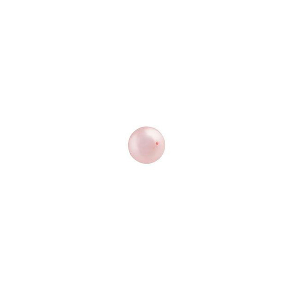 PRESTIGE Crystal, #5810 Round Pearl Bead 3mm, Rosaline (1 Piece)