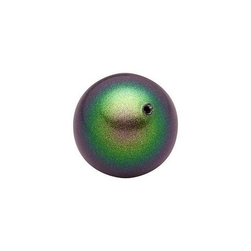 PRESTIGE Crystal, #5810 Round Pearl Bead 10mm, Scarabaeus Green (1 Piece)