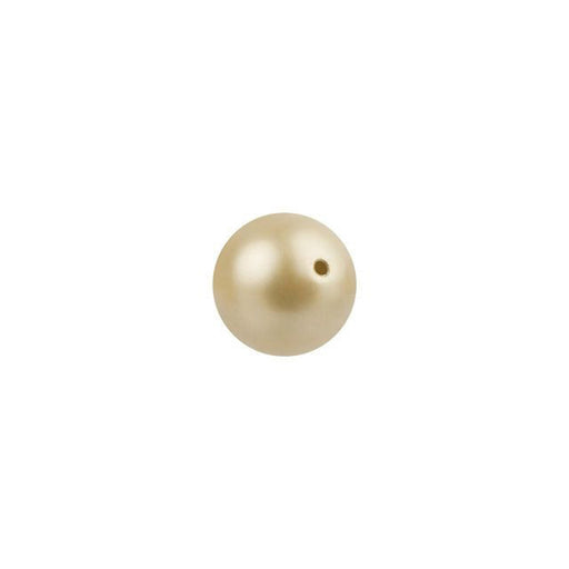 PRESTIGE Crystal, #5810 Round Pearl Bead 6mm, Vintage Gold (1 Piece)
