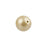 PRESTIGE Crystal, #5810 Round Pearl Bead 8mm, Vintage Gold (1 Piece)