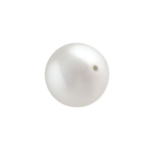 PRESTIGE Crystal, #5810 Round Pearl Bead 10mm, White (1 Piece)