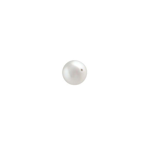 PRESTIGE Crystal, #5810 Round Pearl Bead 4mm, White (1 Piece)