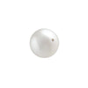 PRESTIGE Crystal, #5810 Round Pearl Bead 8mm, White (1 Piece)