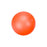 PRESTIGE Crystal, #5811 Round Large Hole Pearl Bead 12mm, Neon Orange (1 Piece)