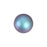 PRESTIGE Crystal, #5818 Round Half-Drilled Pearl Bead 10mm, Iridescent Light Blue (1 Piece)