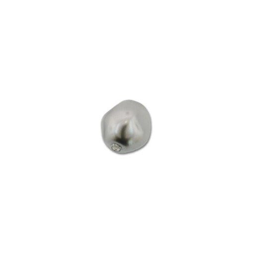 PRESTIGE Crystal, #5841 Baroque Pearl Bead 8mm, Dark Grey (1 Piece)