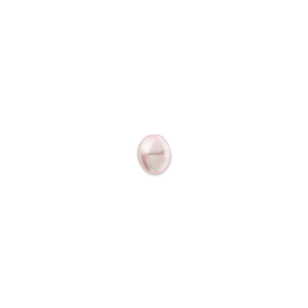 PRESTIGE Crystal, #5842 Baroque Coin Pearl Bead 10mm, Rosaline (1 Piece)