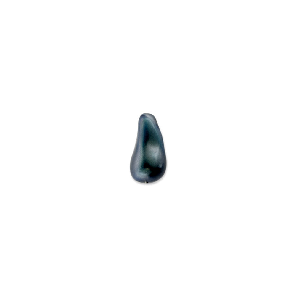 PRESTIGE Crystal, #5843 Baroque Drop Pearl Bead 16mm, Iridescent Tahitian Look (1 Piece)
