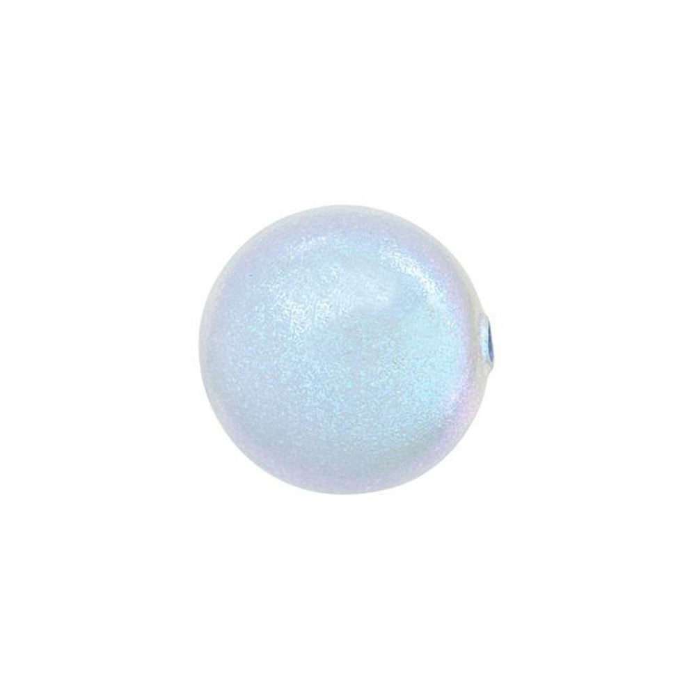 PRESTIGE Crystal, #5860 Coin Pearl Bead 10mm, Iridescent Dreamy Blue (1 Piece)