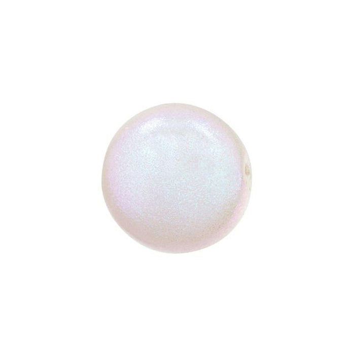 PRESTIGE Crystal, #5860 Coin Pearl Bead 10mm, Iridescent Dreamy Rose (1 Piece)