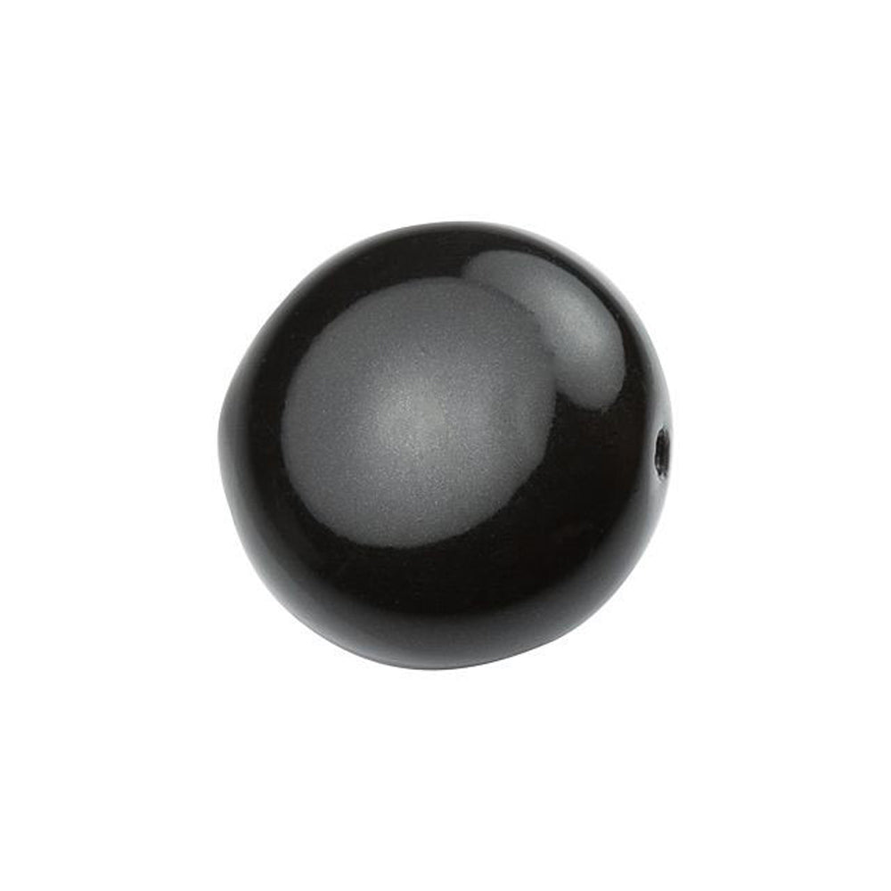 PRESTIGE Crystal, #5860 Coin Pearl Bead 12mm, Mystic Black (1 Piece)
